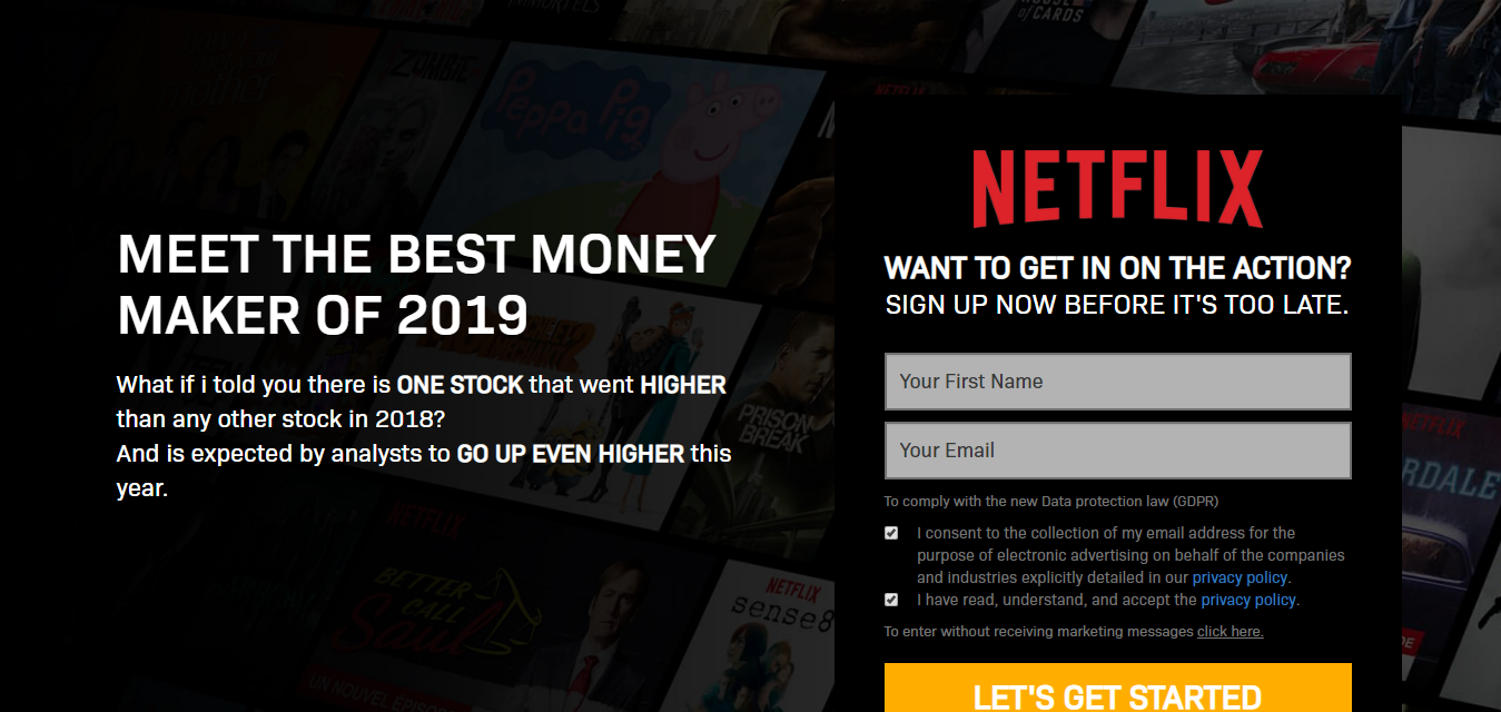 Netflix Revolution Scam