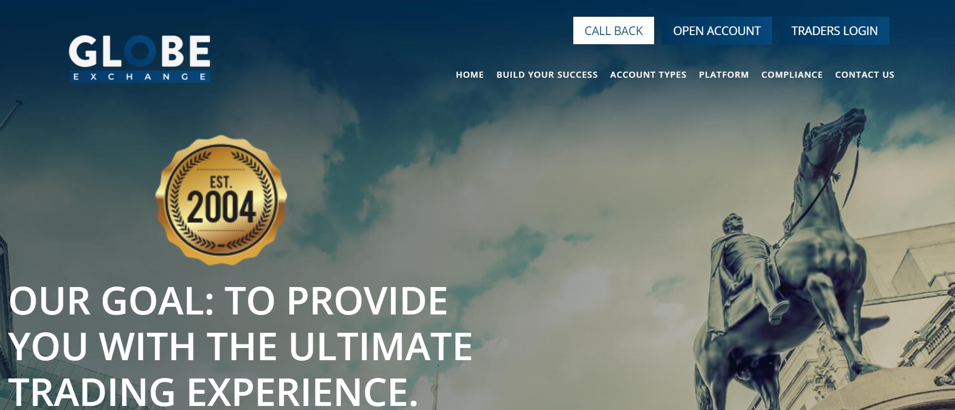 Globe Exchange website