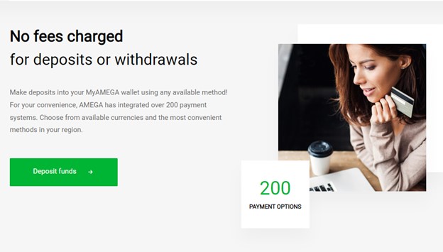 Amega Payment Methods