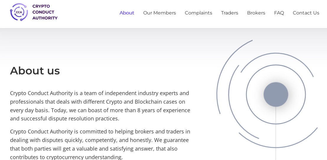 Crypto Conduct Authority Home Page
