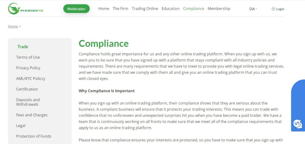 PheonixTB KYC/AML compliance