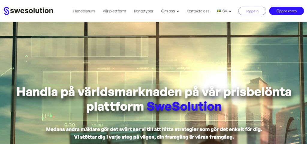 SweSolution website