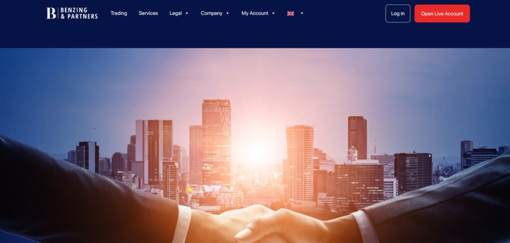Benzing Partners website